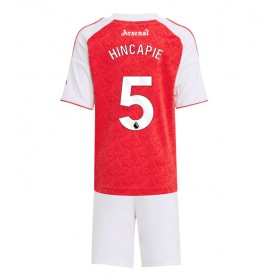 Baby Fußballbekleidung Arsenal Piero Hincapie #5 Heimtrikot 2025-26 Kurzarm (+ kurze hosen)